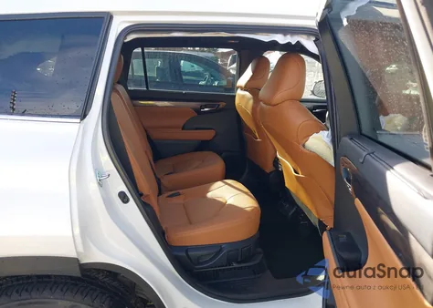 2025 Toyota Highlander Hybrid Platinum from USA, damaged, VIN 5TDEBRCH4SS671953